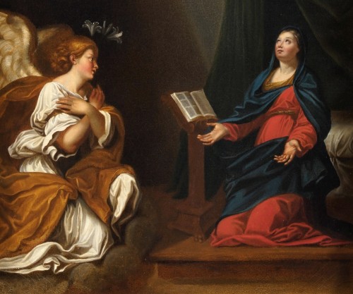 Paintings & Drawings  - Annunciation -  workshop of Francesco Albani, (1578 - 1660)